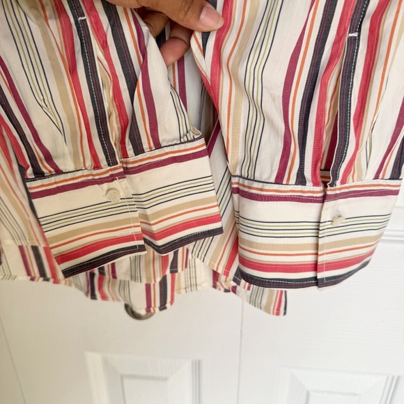 Women’s Plus Size 22 Striped Shirt Tommy Hilfiger Long Sleeve - Picture 10 of 16